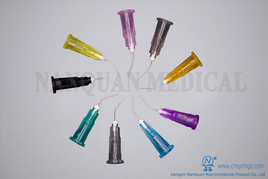 NQ-DIN® 一次性牙科冲洗针-弯针
